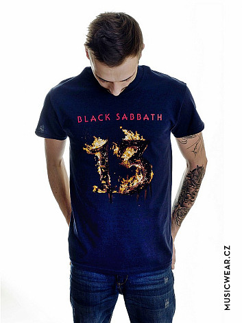 Black Sabbath koszulka, 13 New Album Navy, męskie