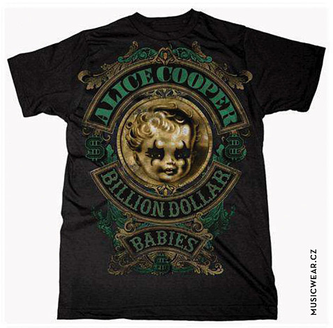 Alice Cooper koszulka, Billion Dollar Baby Crest, męskie