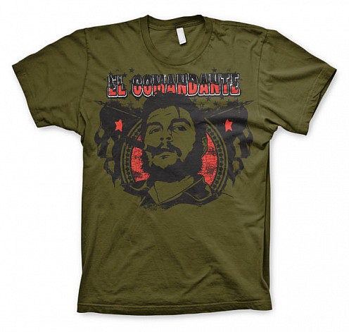 Che Guevara koszulka, El Comandante Olive, męskie