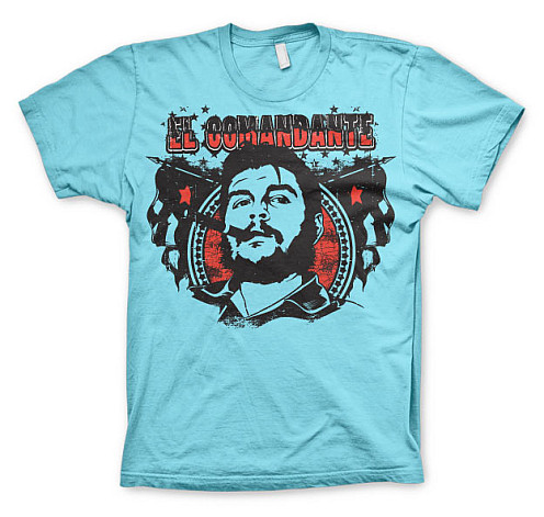 Che Guevara koszulka, El Comandante Skyblue, męskie