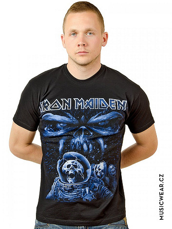 Iron Maiden koszulka, Final Frontier Blue Album Spaceman, męskie