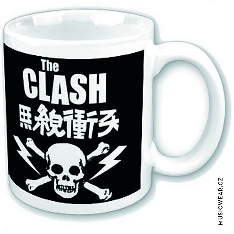 The Clash ceramiczny kubek 250ml, Skull & Crossbones