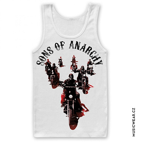 Sons of Anarchy podkoszulek, Motorcycle Gang White, męskie