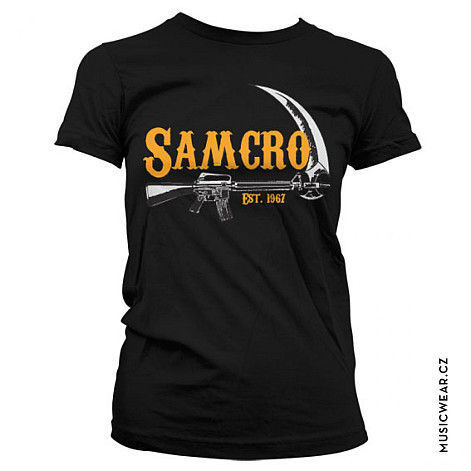 Sons of Anarchy koszulka, SAMCRO Est. 1967, damskie