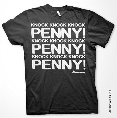 Big Bang Theory koszulka, Penny Knock Knock Knock, męskie