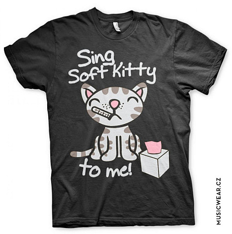 Big Bang Theory koszulka, Sing Soft Kitty To Me, męskie