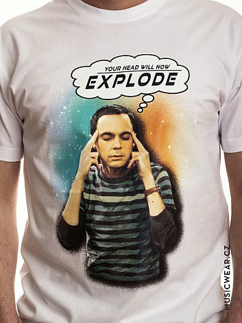 Big Bang Theory koszulka, Sheldon Your Head Will Now Explode, męskie