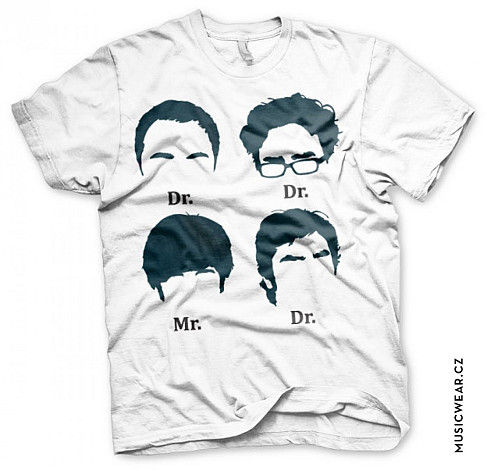 Big Bang Theory koszulka, Theory Prefix Heads White, męskie