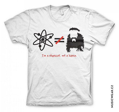 Big Bang Theory koszulka, I´m A Physicist Not A Hippie, męskie