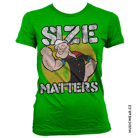 Pepek námořník koszulka, Size Matters Girly, damskie