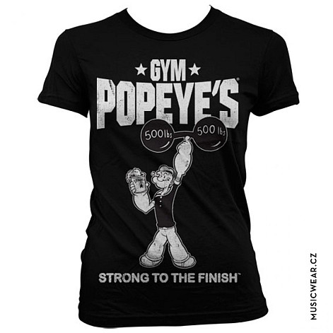 Pepek námořník koszulka, Popeye´s Gym Girly, damskie