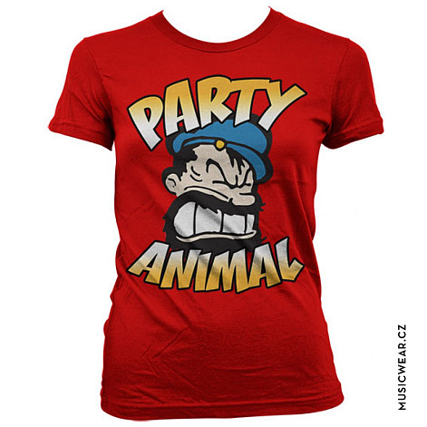 Pepek námořník koszulka, Brutos Party Animal Girly, damskie