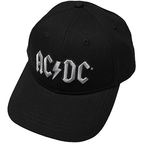AC/DC czapka z daszkiem, Silver Logo Black