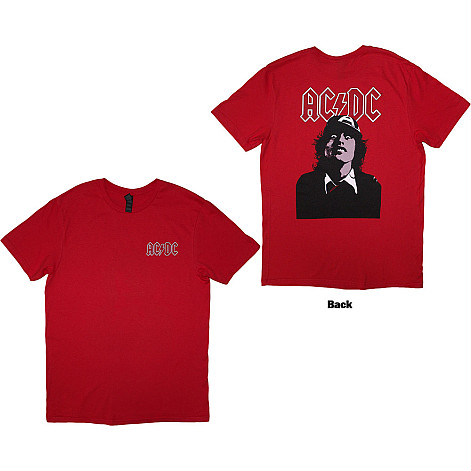 AC/DC koszulka, Mini Logo / Lock Up Your Daughters BP Red, męskie