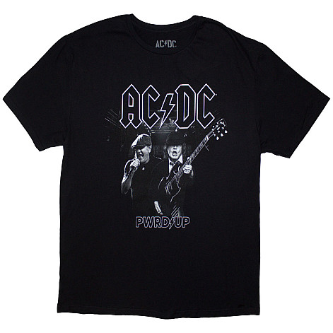 AC/DC koszulka, PWRD-UP B&W Photo Black, męskie - velikost XL