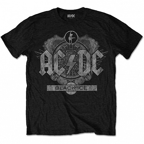 AC/DC koszulka, Black Ice on Black, męskie