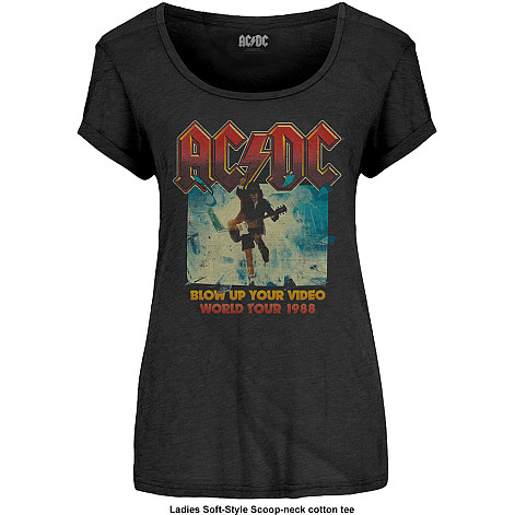 AC/DC koszulka, Blow Up Your Video Black, damskie