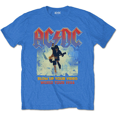 AC/DC koszulka, Blow Up Your Video Mid Blue, męskie