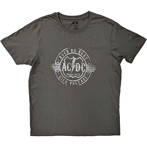 AC/DC koszulka, Rock or Bust Charcoal Grey, męskie