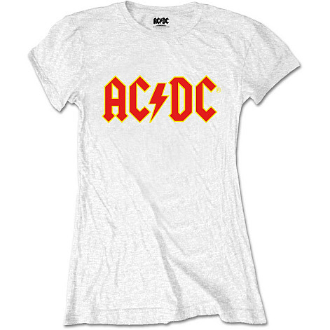 AC/DC koszulka, Logo White Girly, damskie