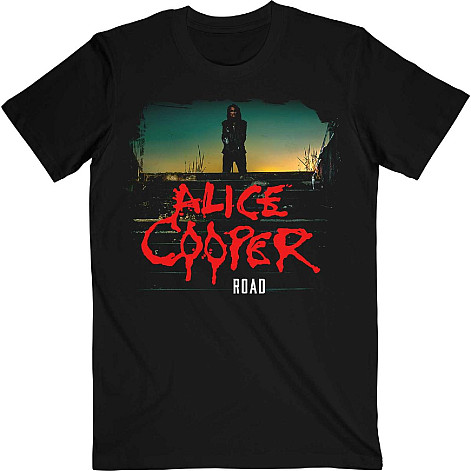 Alice Cooper koszulka, Back Road Black, męskie