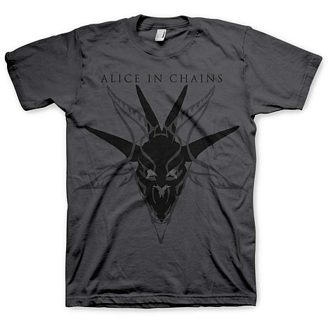 Alice in Chains koszulka, Black Skull, męskie
