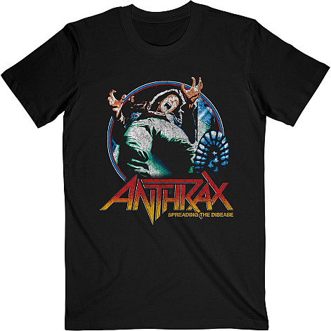Anthrax koszulka, Spreading Vignette Black, męskie