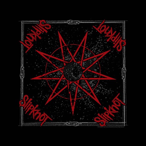 Slipknot chustka, Nine Pointed Star 55 x 55cm