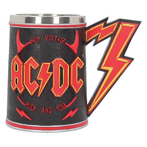 AC/DC kubek do piwa 500 ml/14 cm/0.9 kg, High Voltage Rock and Roll