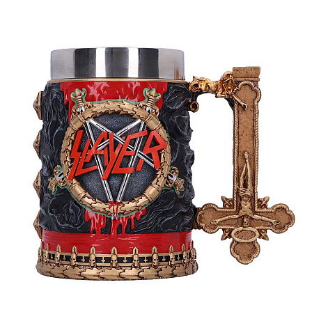 Slayer kubek do piwa 500 ml/15.3 cm/1.17 kg, Reign In Blood