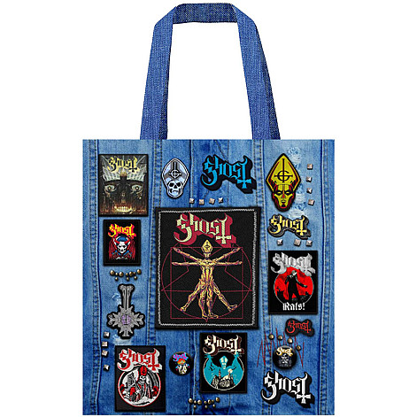 Ghost torba na zakupy Eco PES 40x40 cm/260g, Popestar Multicolor