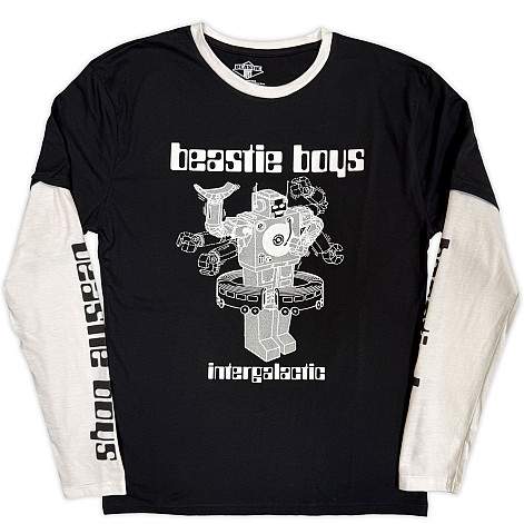 Beastie Boys koszulka długi rękaw, Intergalactic Robot Black & White, męskie