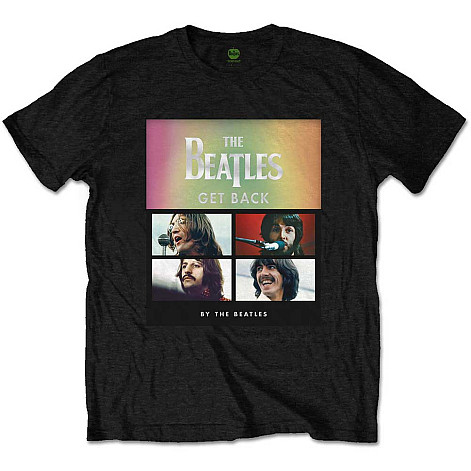 The Beatles koszulka, Album Faces Gradient Black, męskie