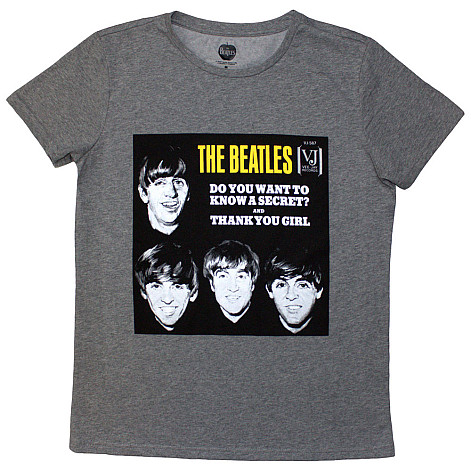 The Beatles koszulka, VJ Secret Sleeve Grey, damskie