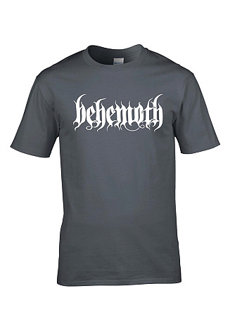 Behemoth koszulka, White Logo Grey, męskie