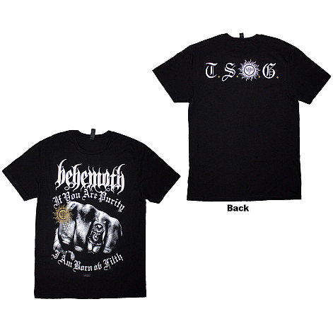 Behemoth koszulka, The Shit Ov God Purity Fist BP Black, męskie