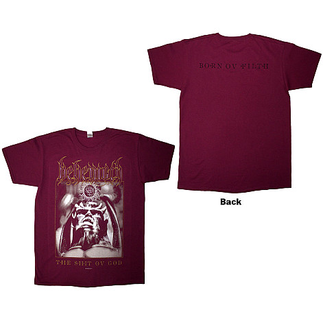 Behemoth koszulka, The Shit Ov God Cover BP Red, męskie