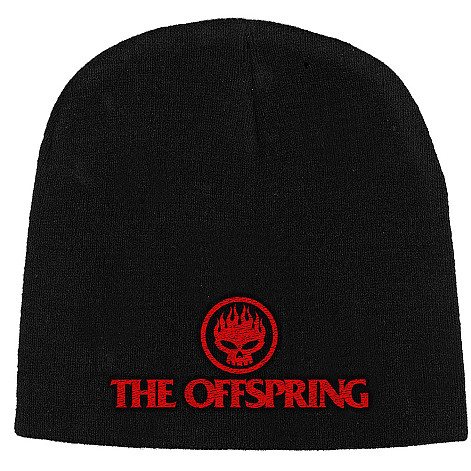 The Offspring zimowa bavlněný czapka zimowa, Skull Logo Black, unisex