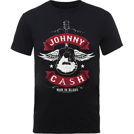 Johnny Cash koszulka, Winged Guitar, męskie