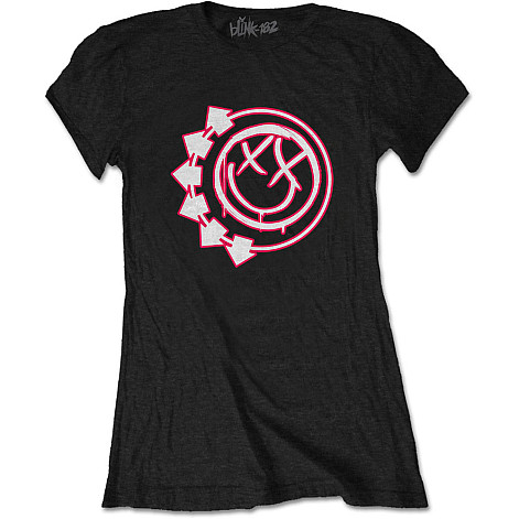 Blink 182 koszulka, Six Arrow Smiley Girly, damskie