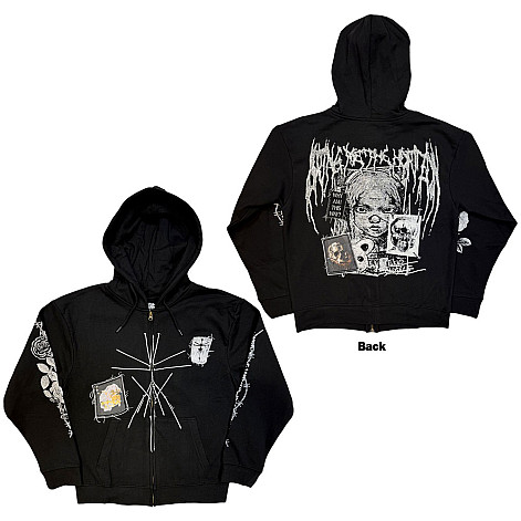 Bring Me The Horizon bluza, Nailed Symbol Zipped BP Black, męska
