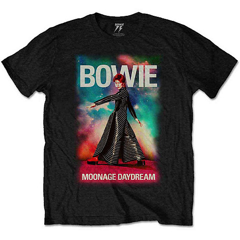 David Bowie koszulka, Moonage 11 Fade Black, męskie