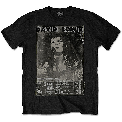 David Bowie koszulka, Ziggy Live, męskie