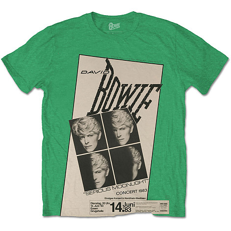 David Bowie koszulka, Concert '83, męskie