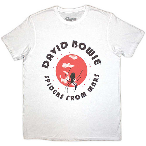 David Bowie koszulka, Spiders From Mars White, męskie