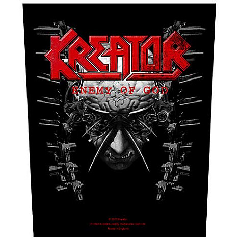 Kreator naszywka na plecy 30x27x36 cm, Enemy Of God