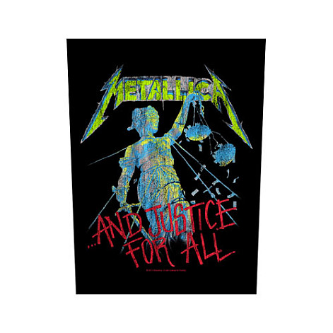 Metallica naszywka na plecy 30x27x36 cm, And Justice For All