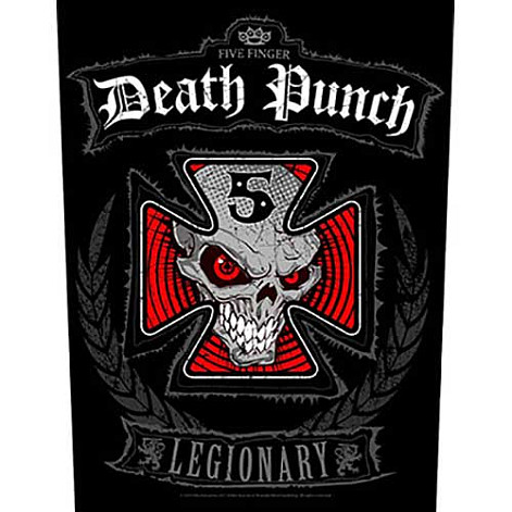 Five Finger Death Punch naszywka na plecy 30x27x36 cm, Legionary