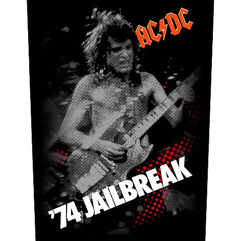 AC/DC naszywka na plecy CO+PES 30x27x36 cm, 74 Jailbreak