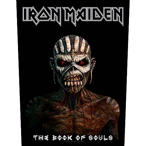 Iron Maiden naszywka na plecy 30x27x36 cm, The Book Of Souls, unisex